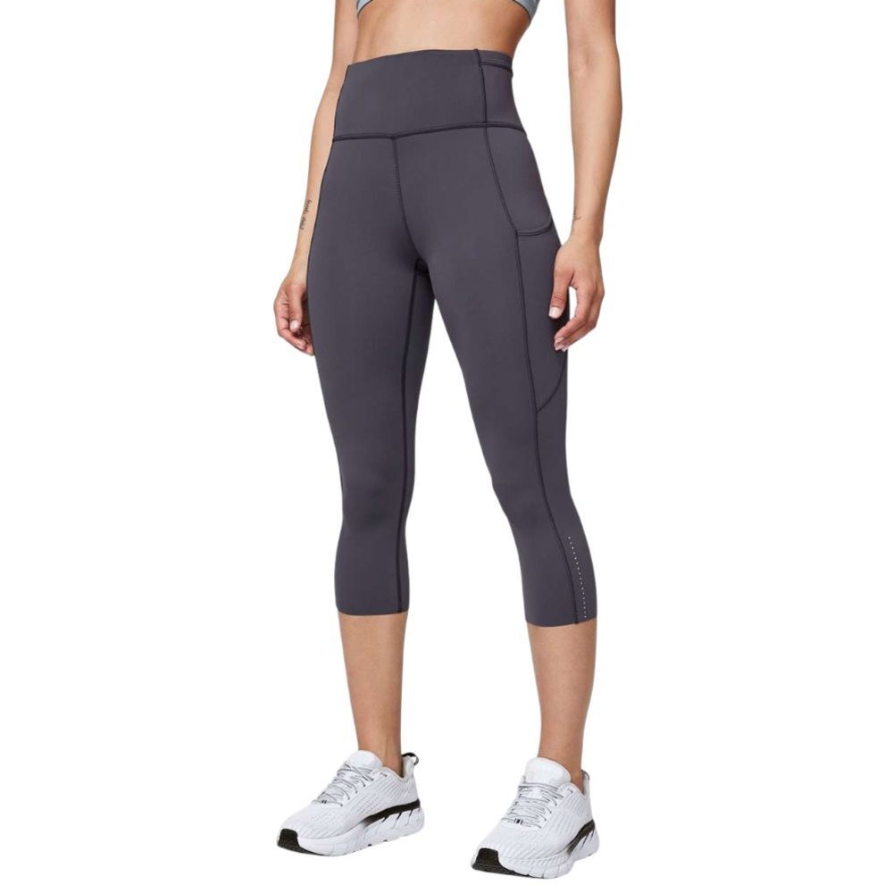 Lululemon Fast and Free Reflective High-Rise Crop 19” | Size 4